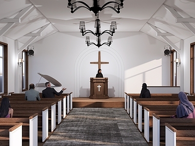 现代简约教堂