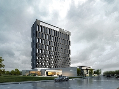 现代主义酒店外观