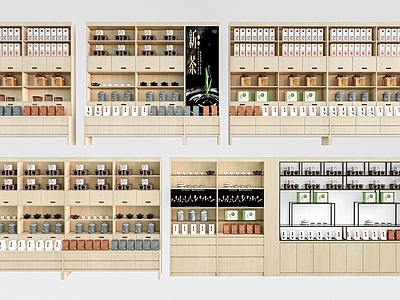 原木风展架 茶柜 茶架 文创展架