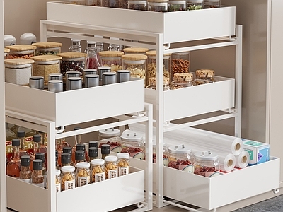 奶油风厨房用品 调料 调味品 坚果 大料 厨房