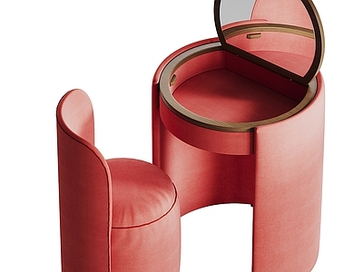 现代简约妆台妆凳 梳妆台  梳妆椅