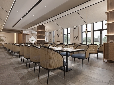 新中式中餐厅 新中式 苏式面馆