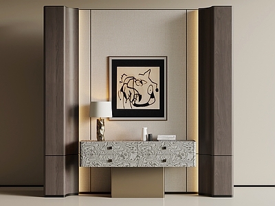 现代简约玄关 玄关x 玄关柜 装饰柜 边柜