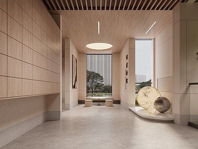 新中式其他公共空间 现代公共休闲区 架空层活动区 休息区 售楼部休闲区 公共活动区