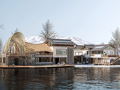 新中式民宿建筑