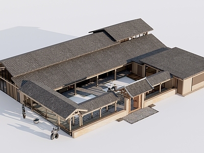 新中式民宿建筑