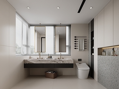 现代简约卫生间