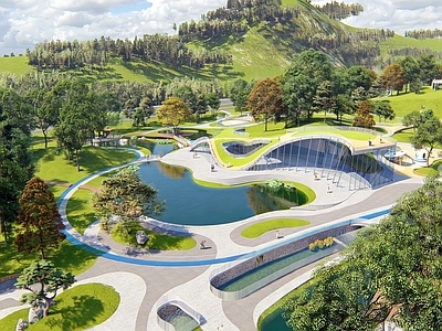 现代主义景观公园