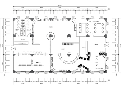 现代美术馆 美术馆 画展厅 施工图