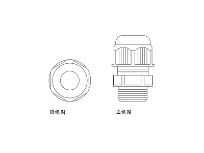 现代五金管件 电缆头 接线端子 电缆接线头 电线接头 线缆端子 施工图