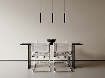 极简餐桌椅