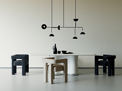 极简餐桌椅