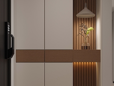 现代简约玄关 玄关 入户