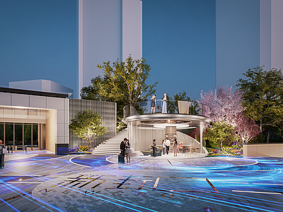 现代简约其他景观小建筑 网红建筑 景观建筑 简约现代