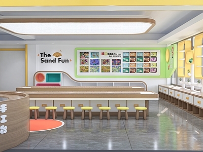 幼儿园风幼儿园内部 幼儿园桌椅