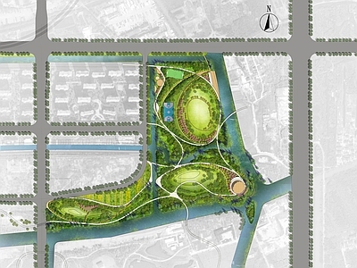 体育公园 公园 体育公园 滨水公园 城市公园 湿地公园 施工图
