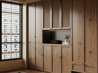 中古风玄关 鞋柜 入户装饰柜