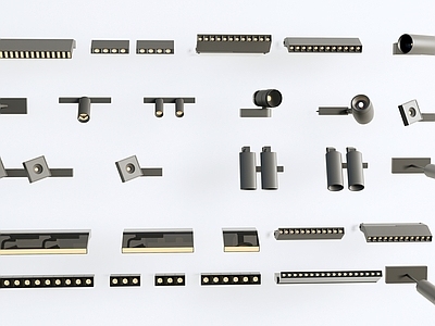 极简主义筒灯射灯