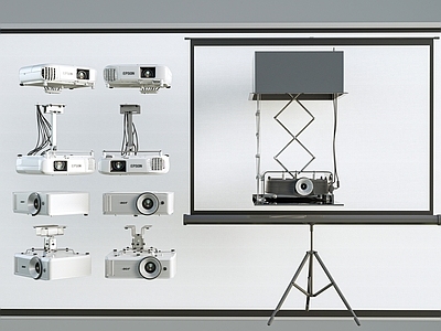 极简办公设备 投影仪
