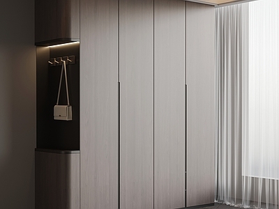 极简衣帽间 衣柜