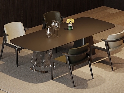 现代简约餐桌椅