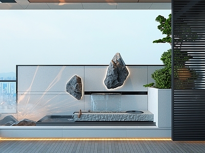 新中式屋顶花园