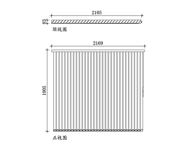 现代窗帘 工业隔断帘 厂房防尘帘 车间遮光帘 工厂保温帘 车间防火帘 施工图