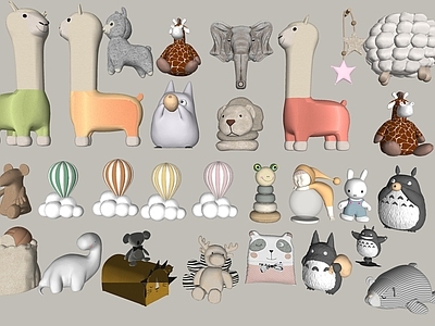 奶油风玩具 儿童玩具 儿童玩偶 玩具公仔 毛绒玩具