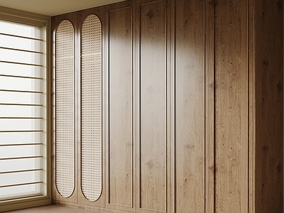 原木风衣帽间 衣柜