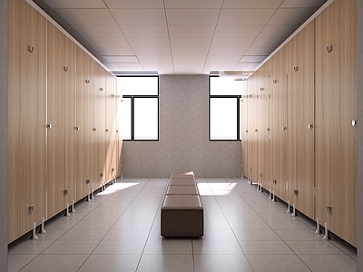 现代简约更衣室