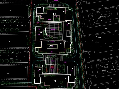 现代学校建筑 宿舍楼 大学宿舍楼 高中宿舍楼 施工图