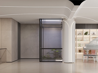 奶油风儿童娱乐室