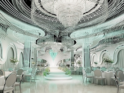 现代轻奢宴会厅