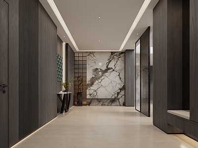 现代极简玄关