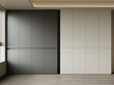 极简衣帽间 衣柜