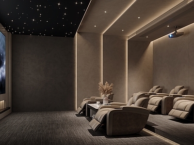 现代轻奢影音室