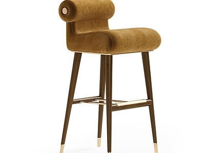 中古风吧椅 吧椅 单椅