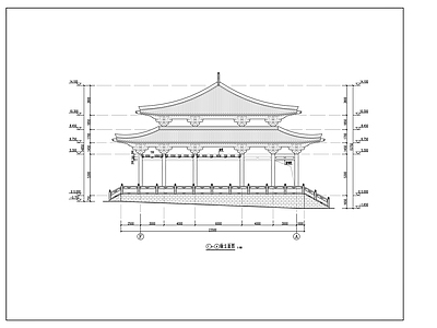 仿古建筑 大雄宝殿方案 施工图