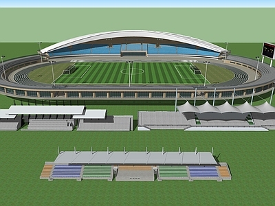 现代主义体育建筑 体育场看台
