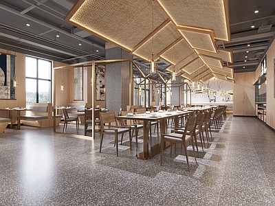 新中式中餐厅 新中式餐厅面馆 苏式面馆