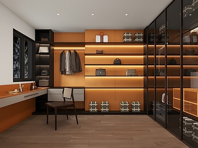 现代轻奢衣帽间