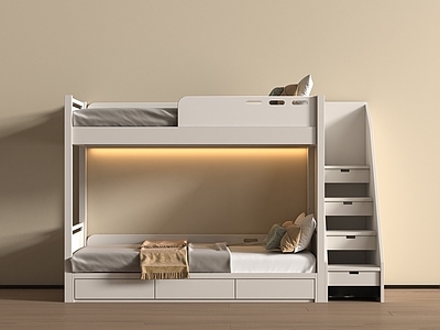 现代简约上下床 现代上下床  双层床  儿童房上下床  上下铺