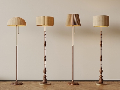 中古风落地灯
