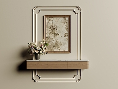 法式轻奢挂画 法式挂画z 中古挂画 寂侘挂画 花瓶挂画