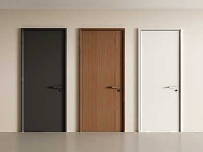 现代单开门