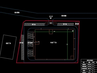 现代厂房 钢结构厂房 印刷厂 生产车间 厂房 施工图