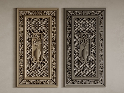 新中式雕花