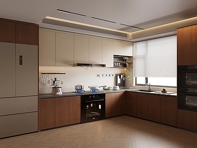 现代简约开放式厨房