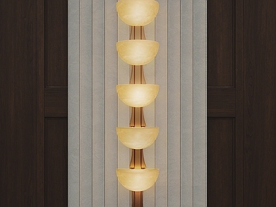 新中式长条壁灯