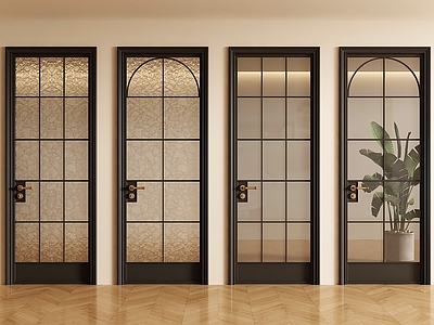 现代风单开门